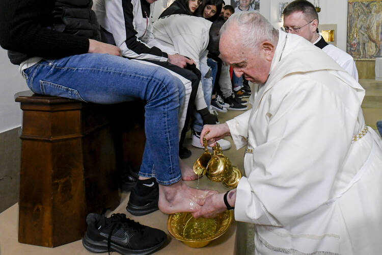 Italy Pope Holy Thursday
