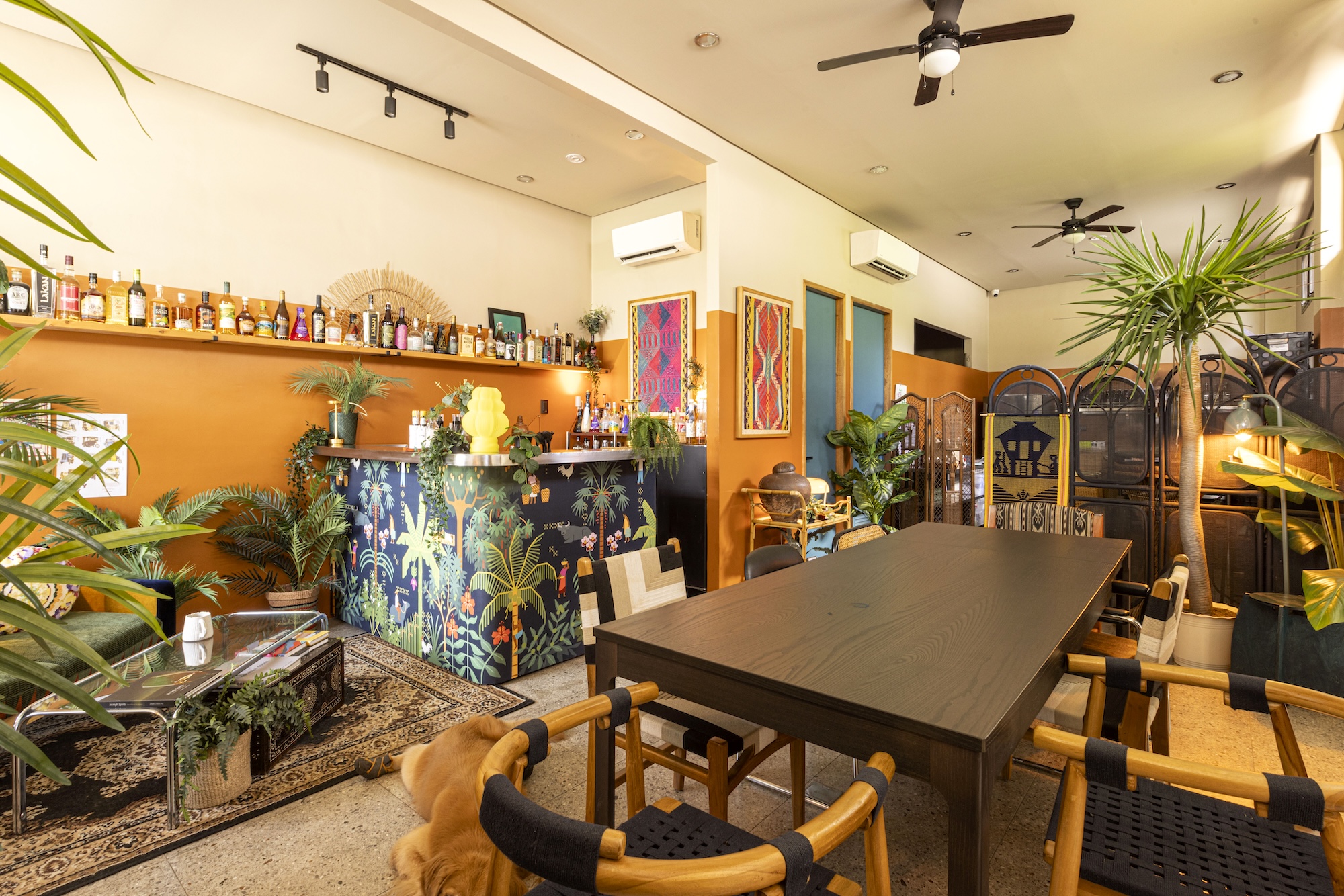 Full view of the space where Ken and Maina Alonso host HOHOL nights