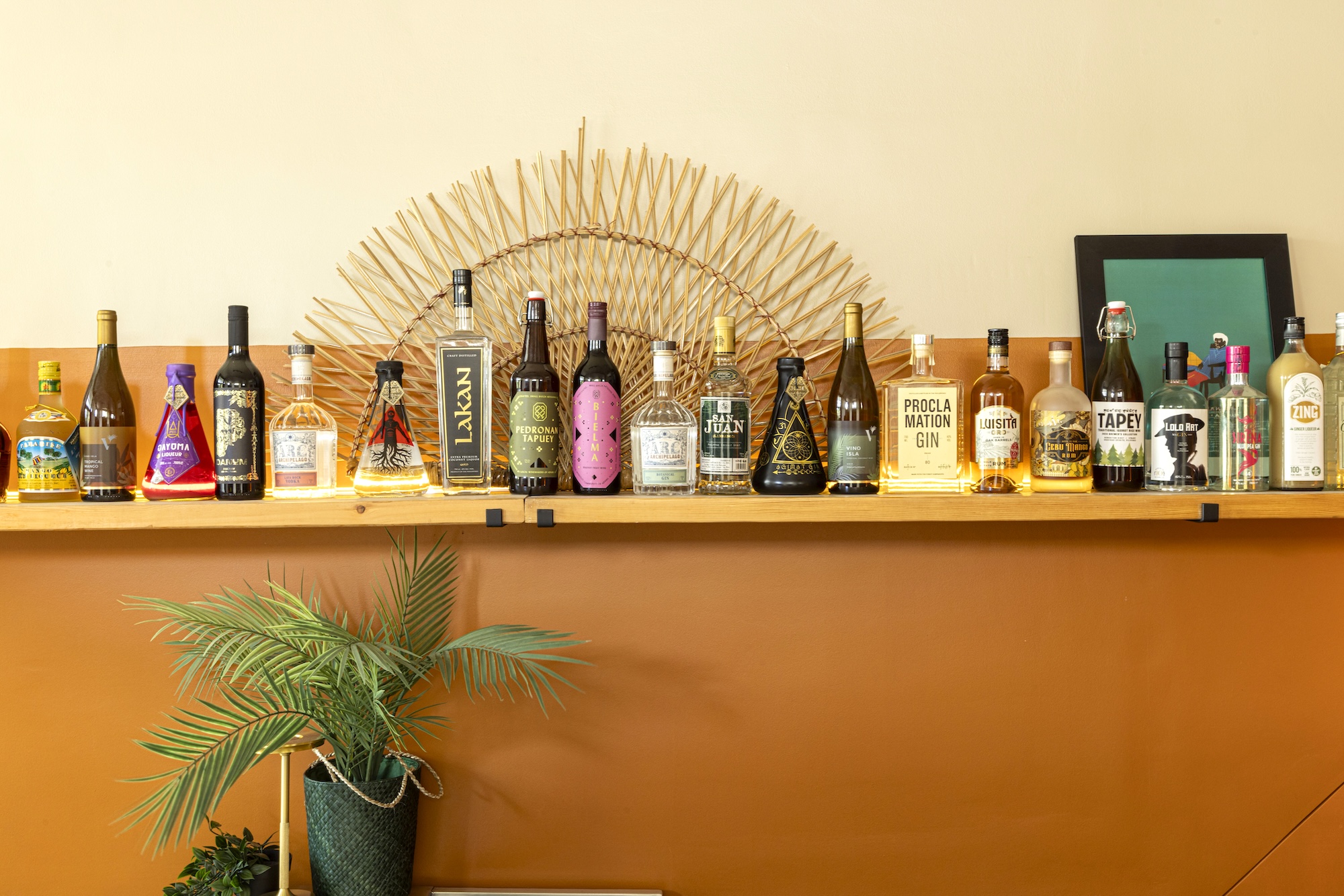 Proudly Promdi carries around 20 to 30 traditional and heritage spirit brands, including a couple from their own brand